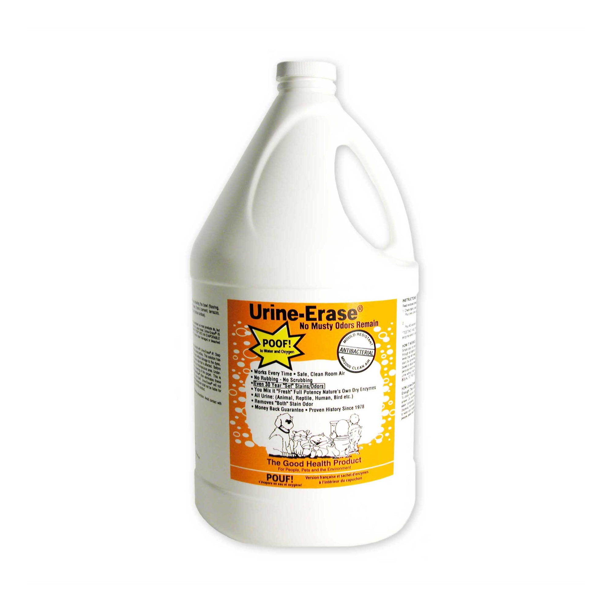 Stain Removers-Urine-Erase Stain and Odor Remover