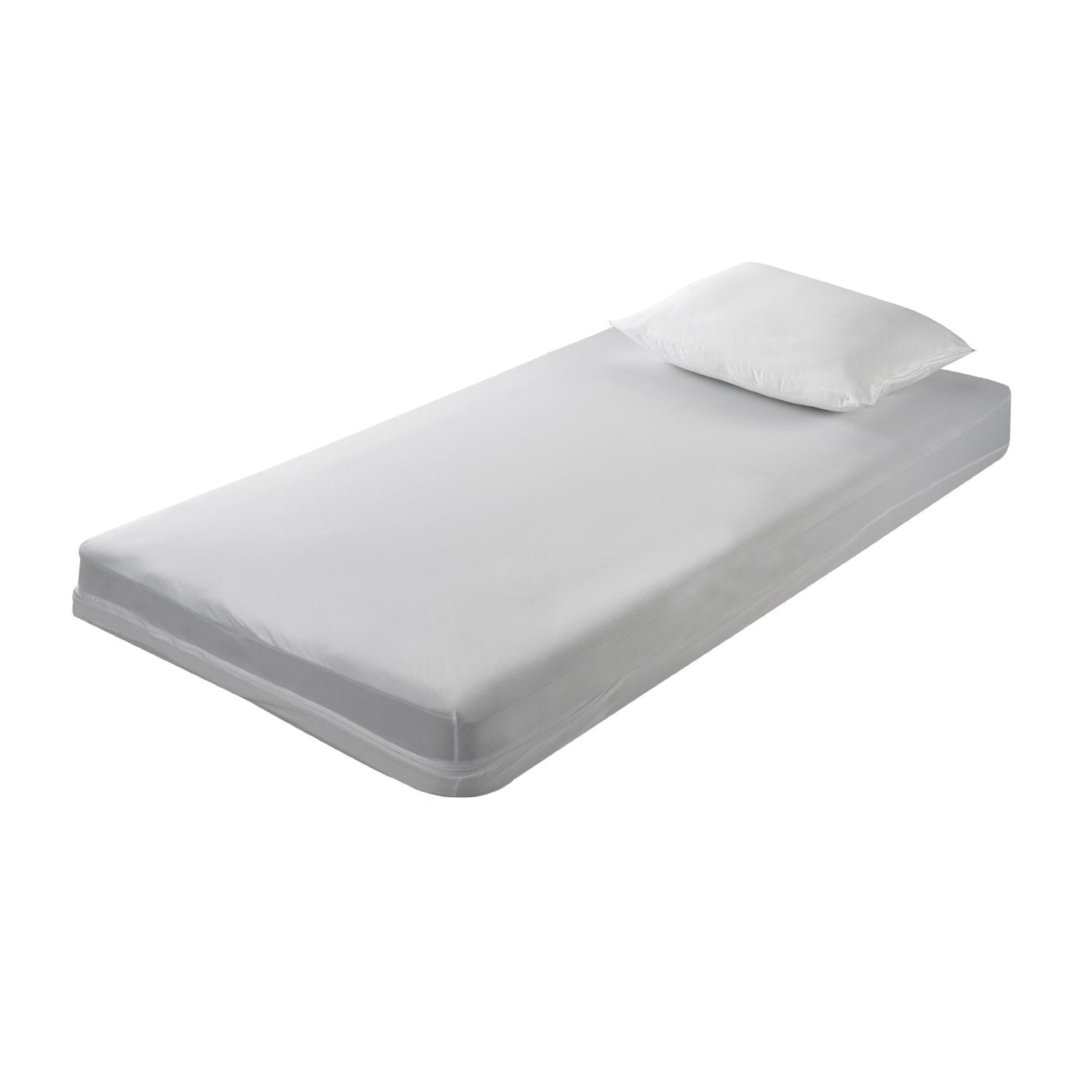 Bedding-Zippered Vinyl Mattress Protector - Heavy Duty - 9", 12", &amp; 16" Depths