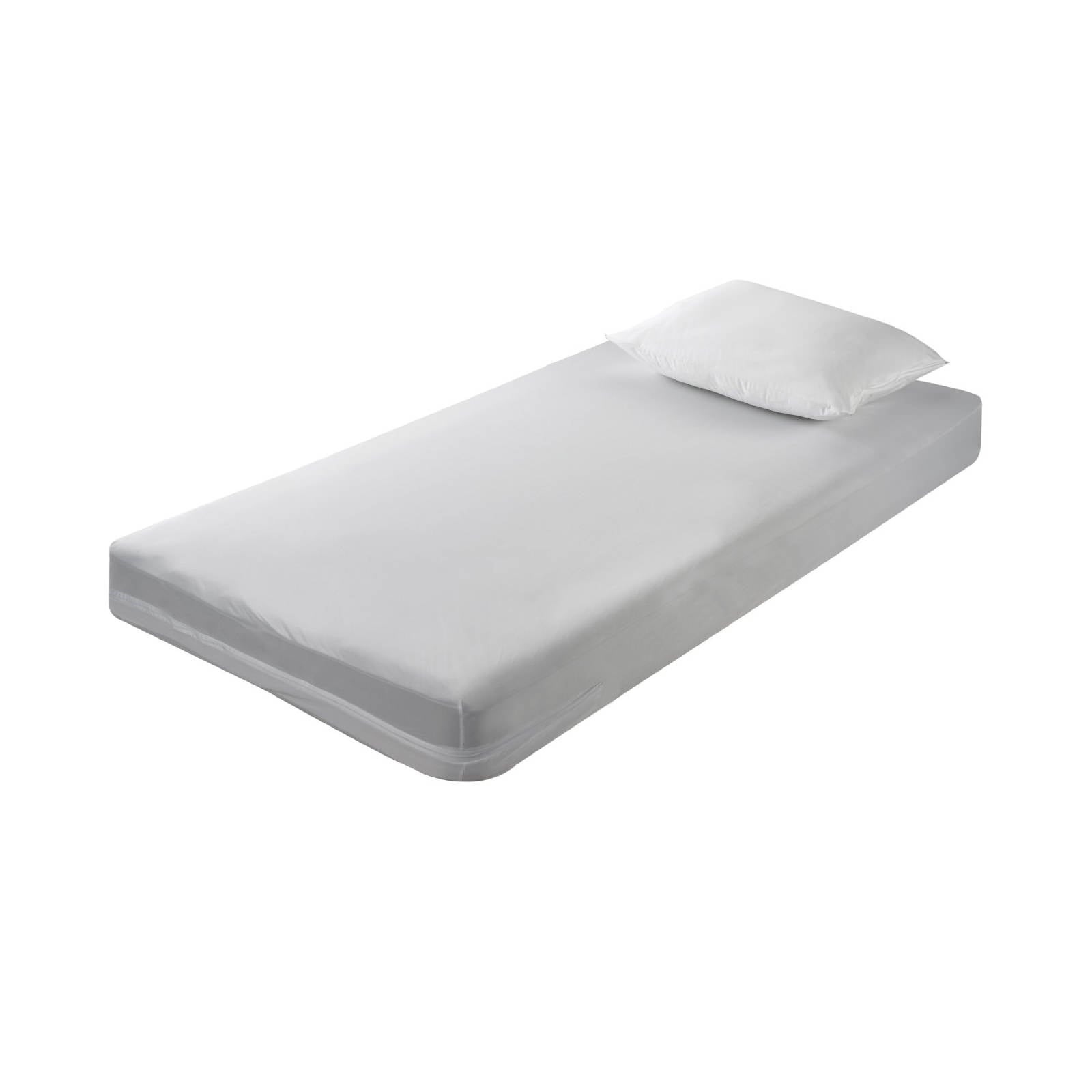 Bedding-Zippered Vinyl Mattress Protector - Heavy Duty - 9", 12", &amp; 16" Depths