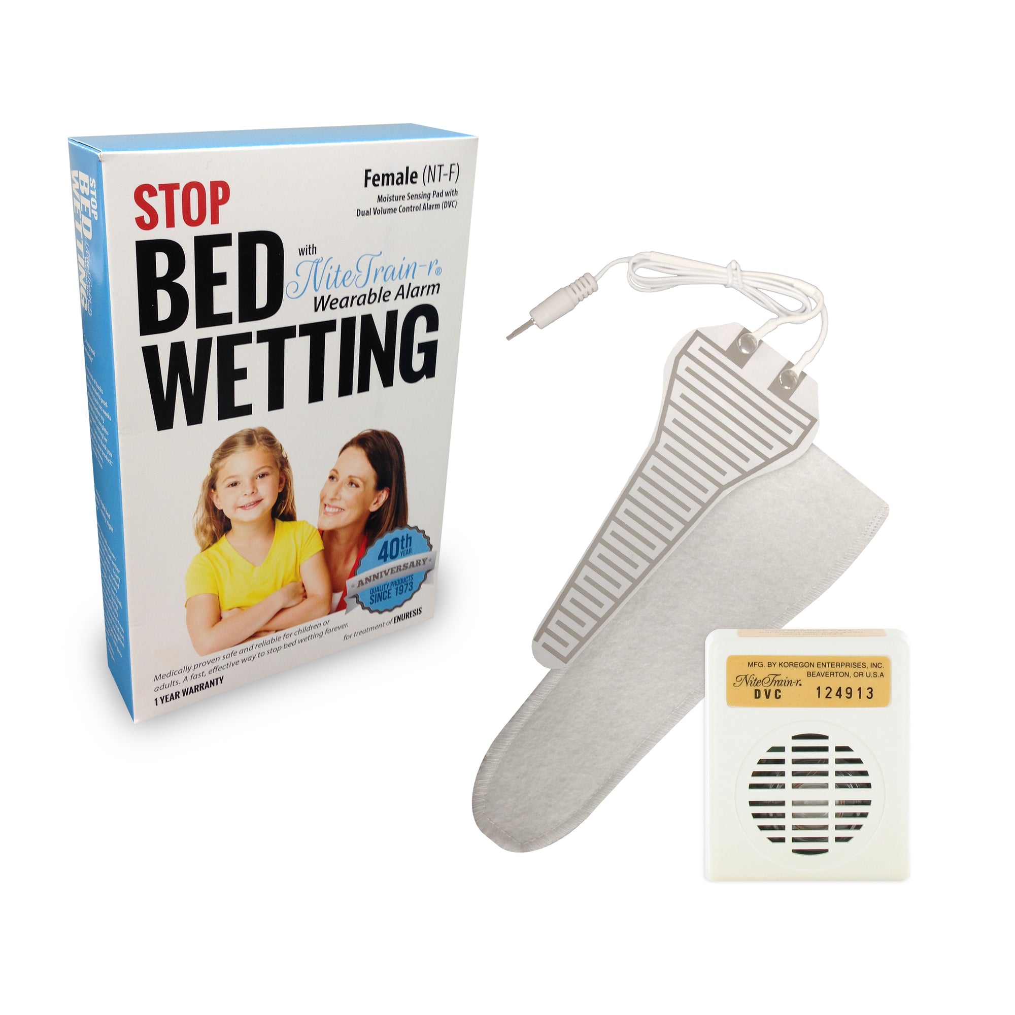 Treatment Kits-DVC Nite Train'r Bedwetting Alarm Treatment Kit