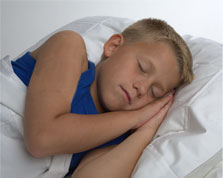 sleeping boy